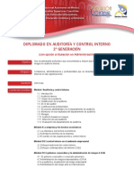 Diplomado Auditoria Control Interno PDF