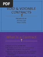 Void &amp; Voidable Contracts