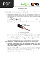 Coxial Line Analysis Using HFSS