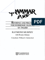 Cambridge - English Grammar in Use - Reference and Practice For Intermediate Students (By Raymond Murphy) PDF