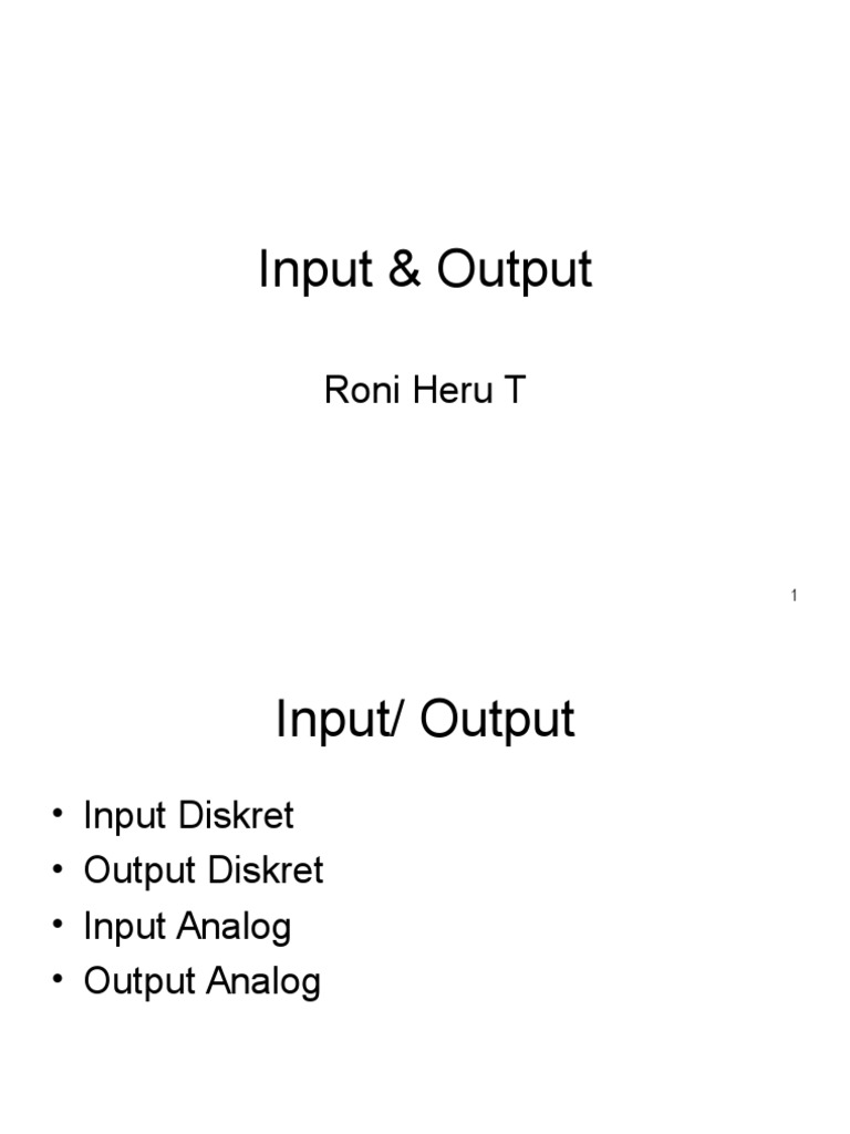 Input Output Pdf Signal Electrical Engineering Input Output