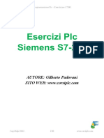 Esercizi PLC - S7200 PDF