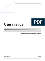 Opticum DVB-C User Manual - Xc400