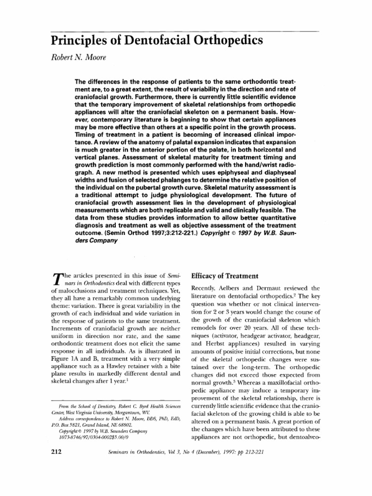 Dentofacial Orthopedics With Functional Appliances Pdf Free Download