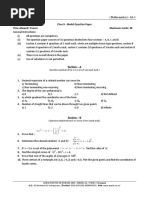 Summative Assessment-1 Class 9 Mathematics Guess Paper 2016