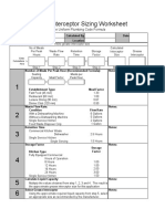 Grease Trap Sizing WorkSheet