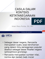 Pancasila Dalam Konteks Ketatanegaraan Indonesia 