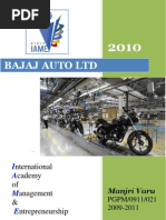 Download COMPANY PROFILE 2010 bajaj auto limited report by Ankur Dubey SN32322937 doc pdf