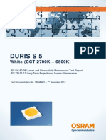 Duris s 5 - Gw Pslps1 Ec - 3 000h_6 000h - 160ma - 3000k - 130484w1 - Ies Lm-80-08 Test Report and Tm-21-11 Projection
