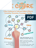 CORE Conference Seminar Info