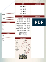 7thsea2e Fillable Character Sheet by David Wild