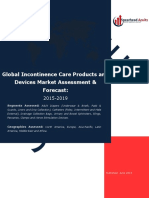 Global Incontinence Care Products and Devices Market Assessment, Forecast