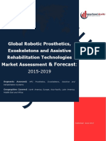 Global Robotic Prosthetics, Exoskeletons and Assistive Rehabilitation Technologies Market Assessment & Forecast