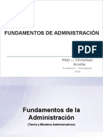 Tema I-2 - Fundamentos y Evolución de La Administración