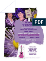 2Nd Annual Purple Aster Concert & Silent Auction: Dress Funky ! Wear Purple !