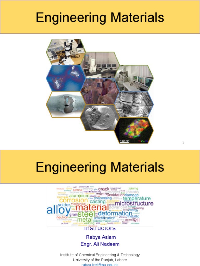 Overview of Engineering Materials | PDF | Cast Iron | Polymers