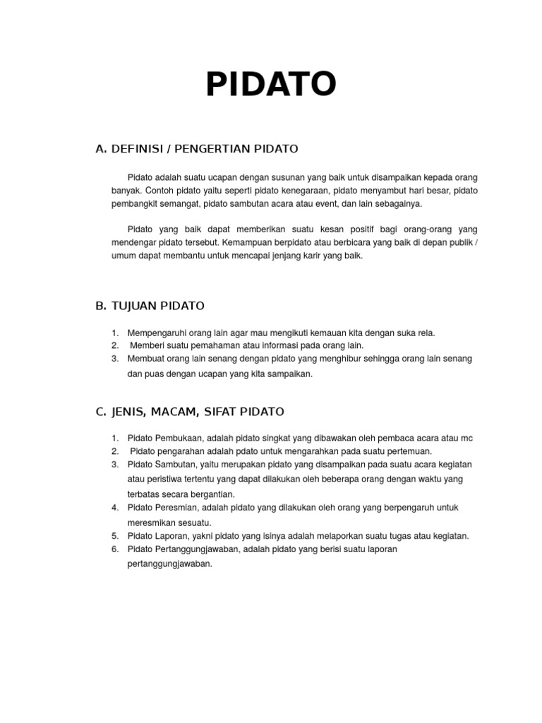 PIDATO  PDF
