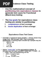 Equivalence Class Testing.ppt