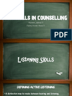Skills in Counselling