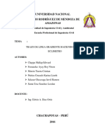 Informe Caminos Trazo de Gradiente y Selecion de Rutas