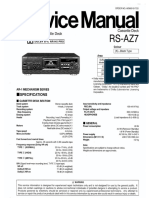 Technics RS-AZ7 Service Manual