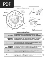 2 Cell Parts Reference Sheet