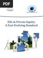 ESG in Private Equity