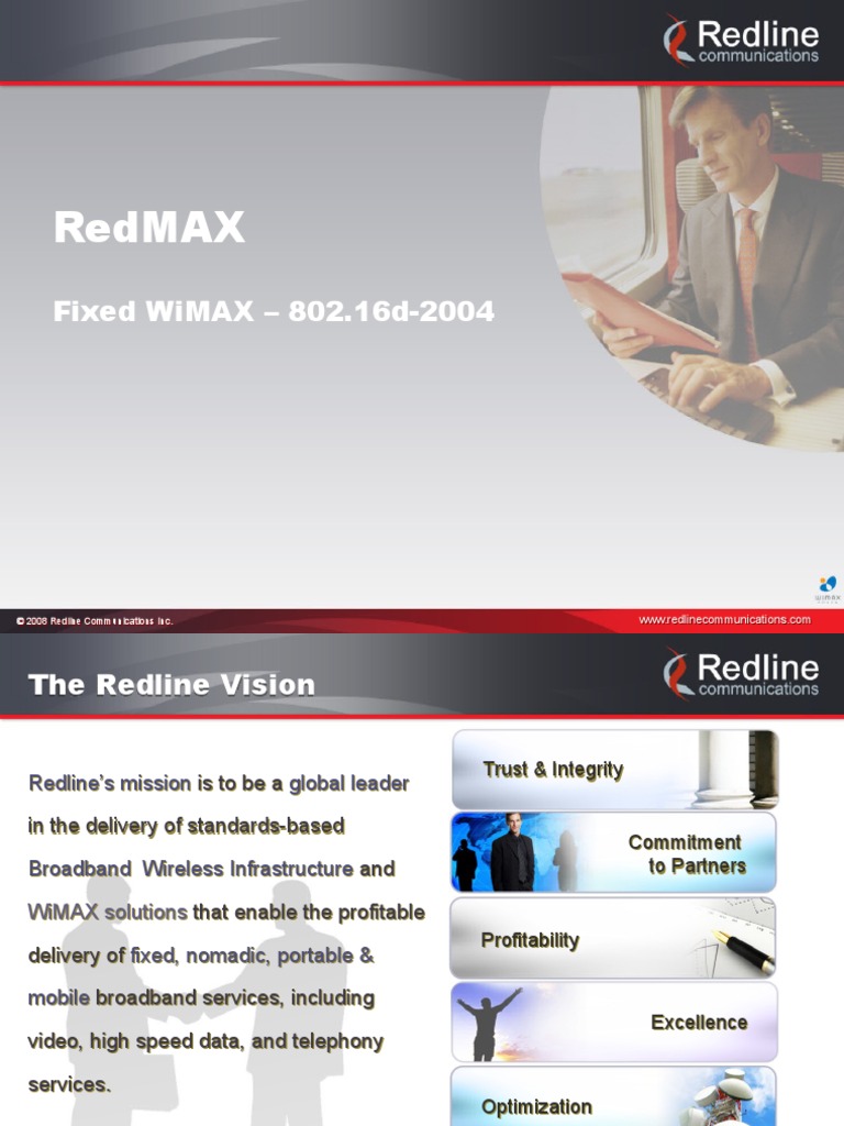RedMAX Product Presentation 20 | PDF | Wi Max | Computer Network