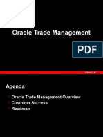 Oracle Trade Management Overview and Key Features