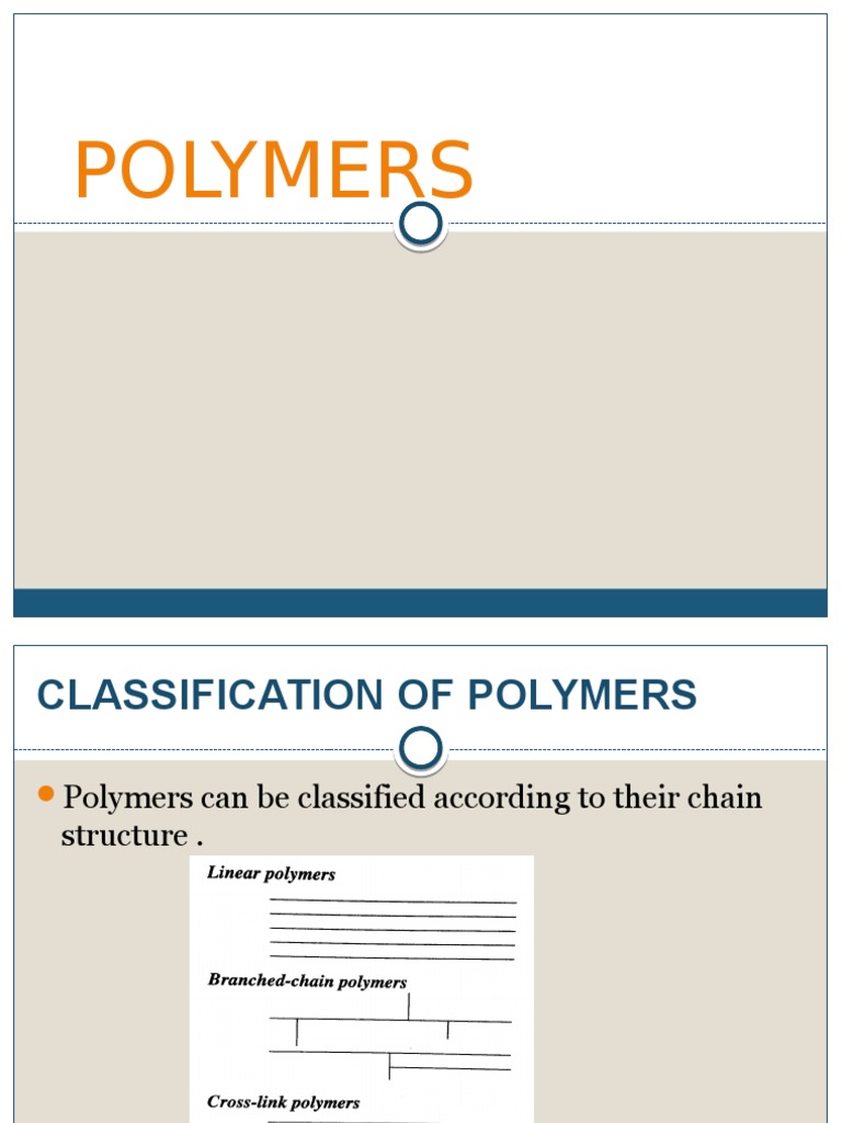 Types and Properties of Polymers | PDF