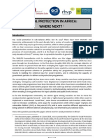 Social Protection in Africa: Where Next?: Page 1 of 9