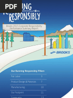 Brooks 2015 Corporate Responsibility Report