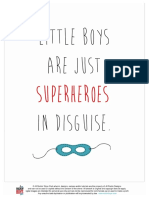 Little Boys Are Superheroes