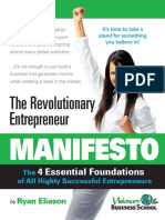 The Revolutionary Entrepreneur Manifesto