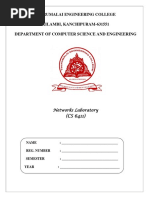 CS6411 Network Lab Manual