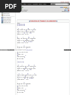 Acordes Lacuerda Net Pelotas Pasajeros 2 Shtml scribd