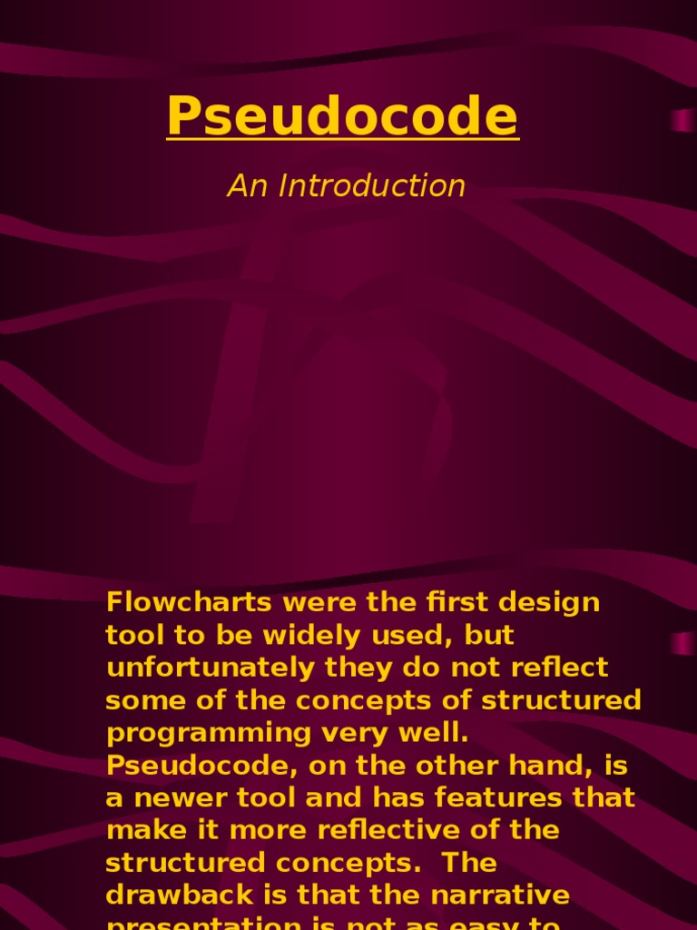 Pseudocode Basics | PDF