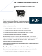 Restablecer impresora HP Officejet Pro 8500A