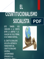 El Cosntitucionalismo Socialista