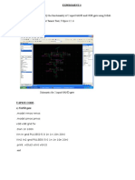 AIM-To Implement and Verify The Functionality of 2 Input NAND and NOR Gate Using S-Edit. TOOLS REQUIRED - S-Edit Tanner Tool, T-Spice 12..6 Schematic