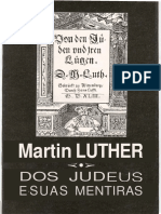 Dos Judeus e Suas Mentiras Martin Luther