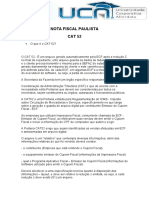 Nota Fiscal Paulista Cat52