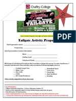 Tailgate Activity Proposal