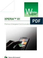 Download Sony Ericsson XPERIA X1 White Paper Release 3 by Sonu Rai SN3232847 doc pdf