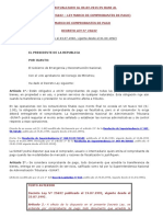 COMPROBANTES DE PAGO Decreto Ley #25632 y R.S #007-99SUNAT - LEY Y REGLAMENTO DE LOS COMPROBANTES DE PAGO
