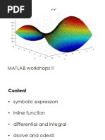 Beginner Matlab ODE