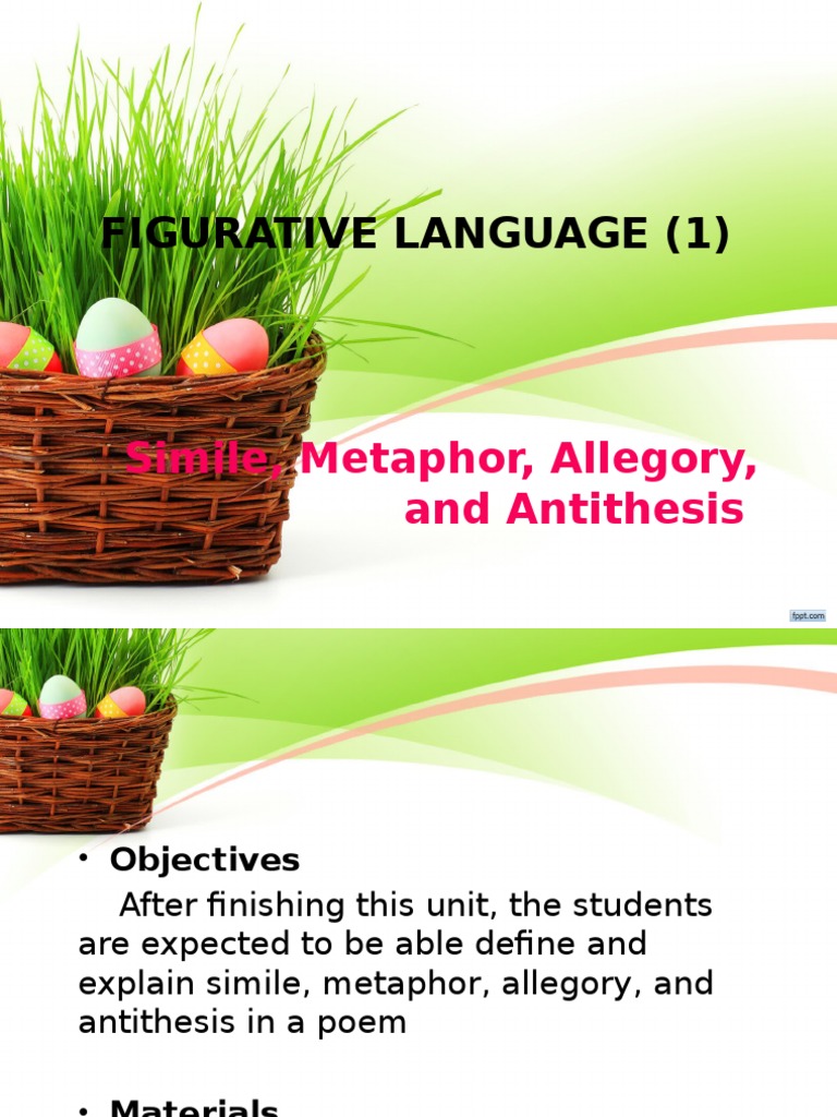 Figurative Language 1 | PDF | Metaphor | Allegory