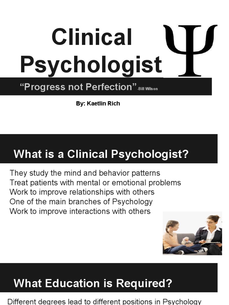 Clinical Psychologist by Kaetlin Rich PDF