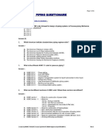 Piping Interview Questions