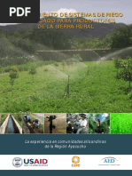 Financiamiento de Sistemas de Riego Tecnificado Para Productores de La Sierra Rural1